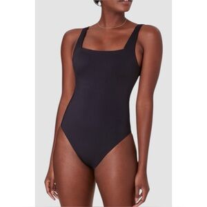 ANDIE SWIM | NWT The Miami Square Neck One-Piece Swimsuit in Black Eco Nylon (S)